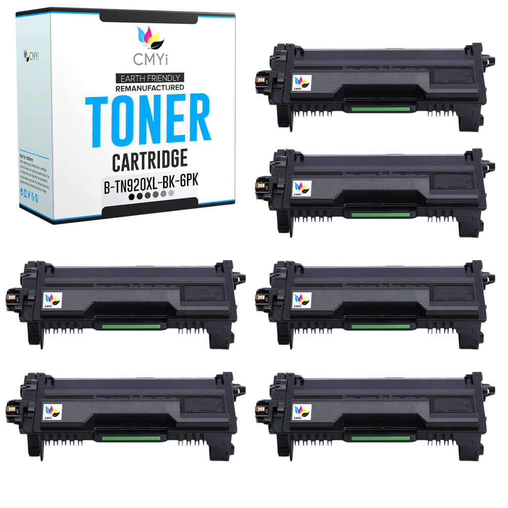 CMYi Compatible Black Toner Cartridge Lot Combo Pack fits Brother TN920XL