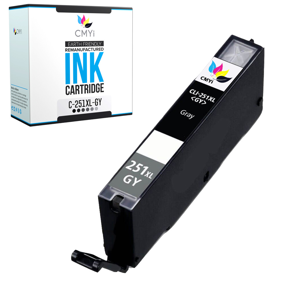 1PK 251XL Gray Ink Cartridge for Canon PIXMA iP8720 MG6320 MG6620 MG7120 MG7520