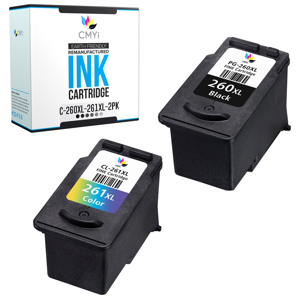 PG-260XL CL-261XL lotto di cartucce d'inchiostro per confezione combinata Canon 260XL 2761L adatta a PIXMA - Foto 62 di 82