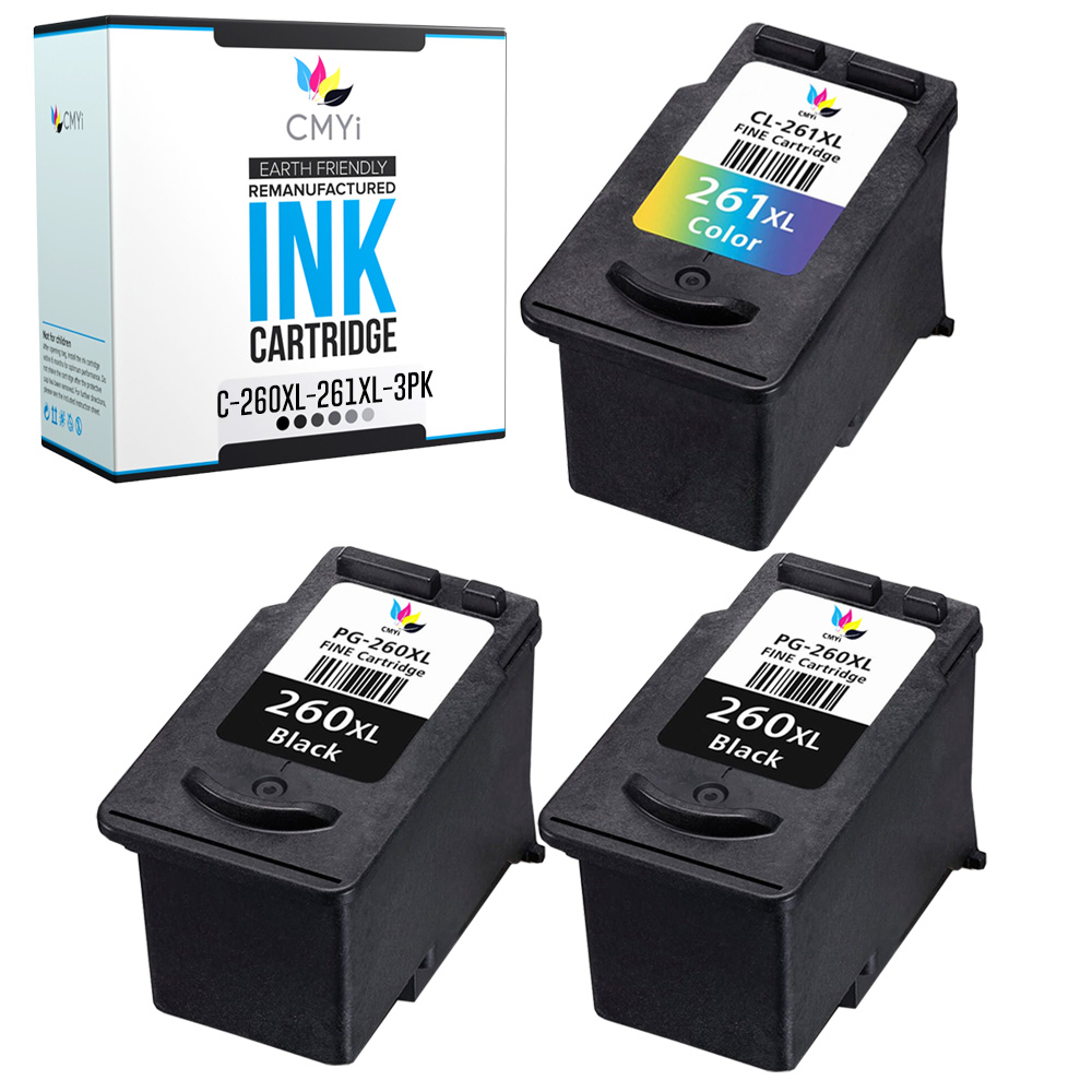 PG-260XL CL-261XL lotto di cartucce d'inchiostro per confezione combinata Canon 260XL 2761L adatta a PIXMA - Foto 69 di 82