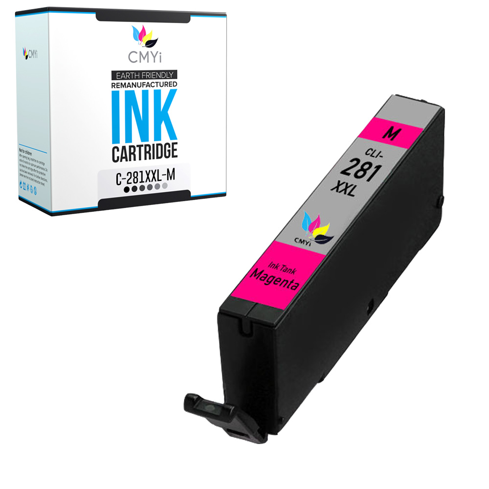 1 PK Magenta CLI-281XXL Ink Cartridge Replacement for Canon 281XXL PIXMA Printer