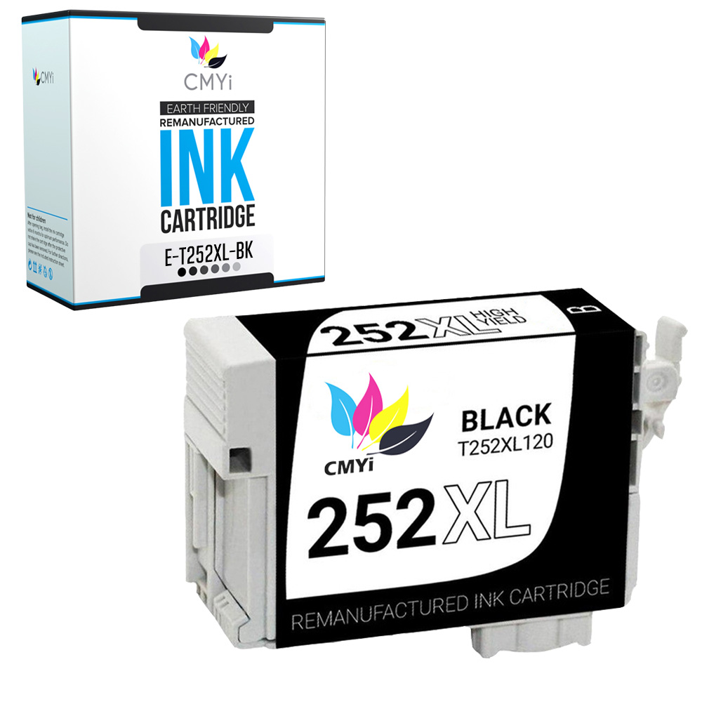 252 XL 252XL CMYi Replacement Ink Cartridges For Epson 252XL Fits Workforce 3620