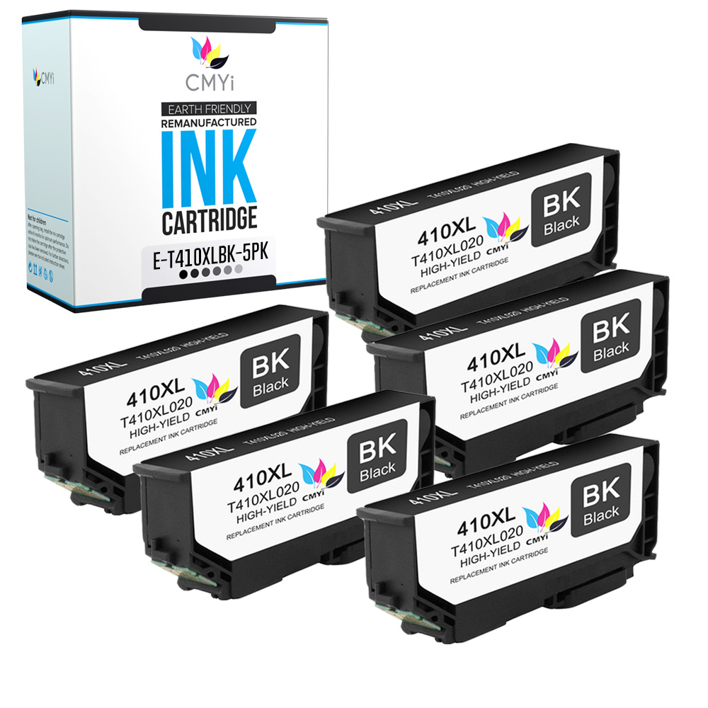 410XL Black Color Ink Cartridges for Epson 410 XL Cartridge Expression Premium