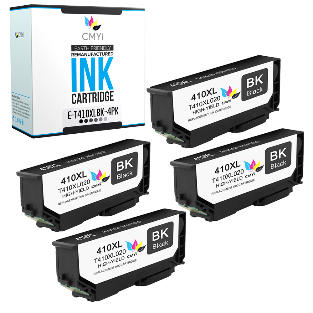 410XL Black Color Ink Cartridges for Epson 410 XL Cartridge Expression Premium