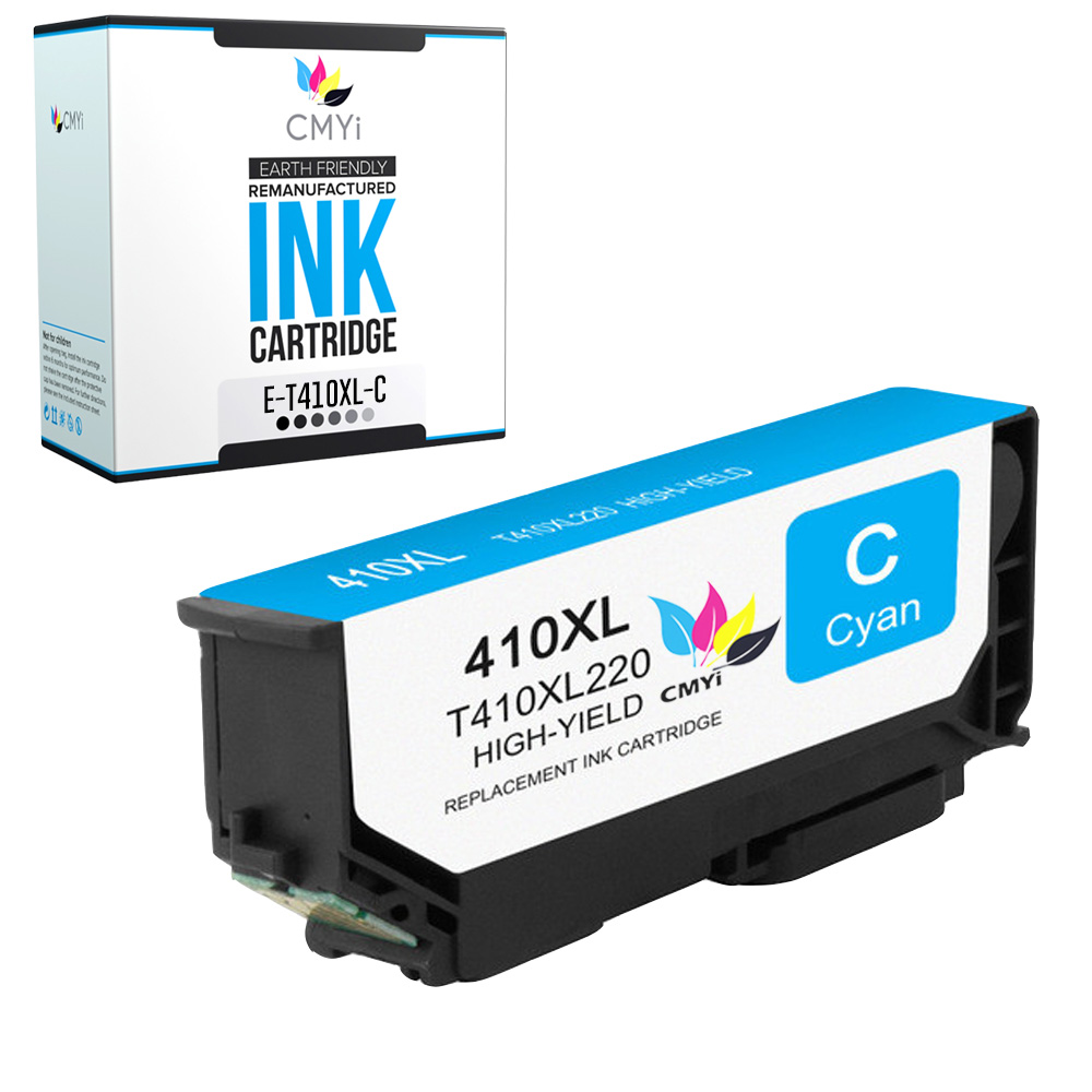 1 PK Ink Cartridge for Epson 410XL Cyan 410 XL Cartridges Expression Premium