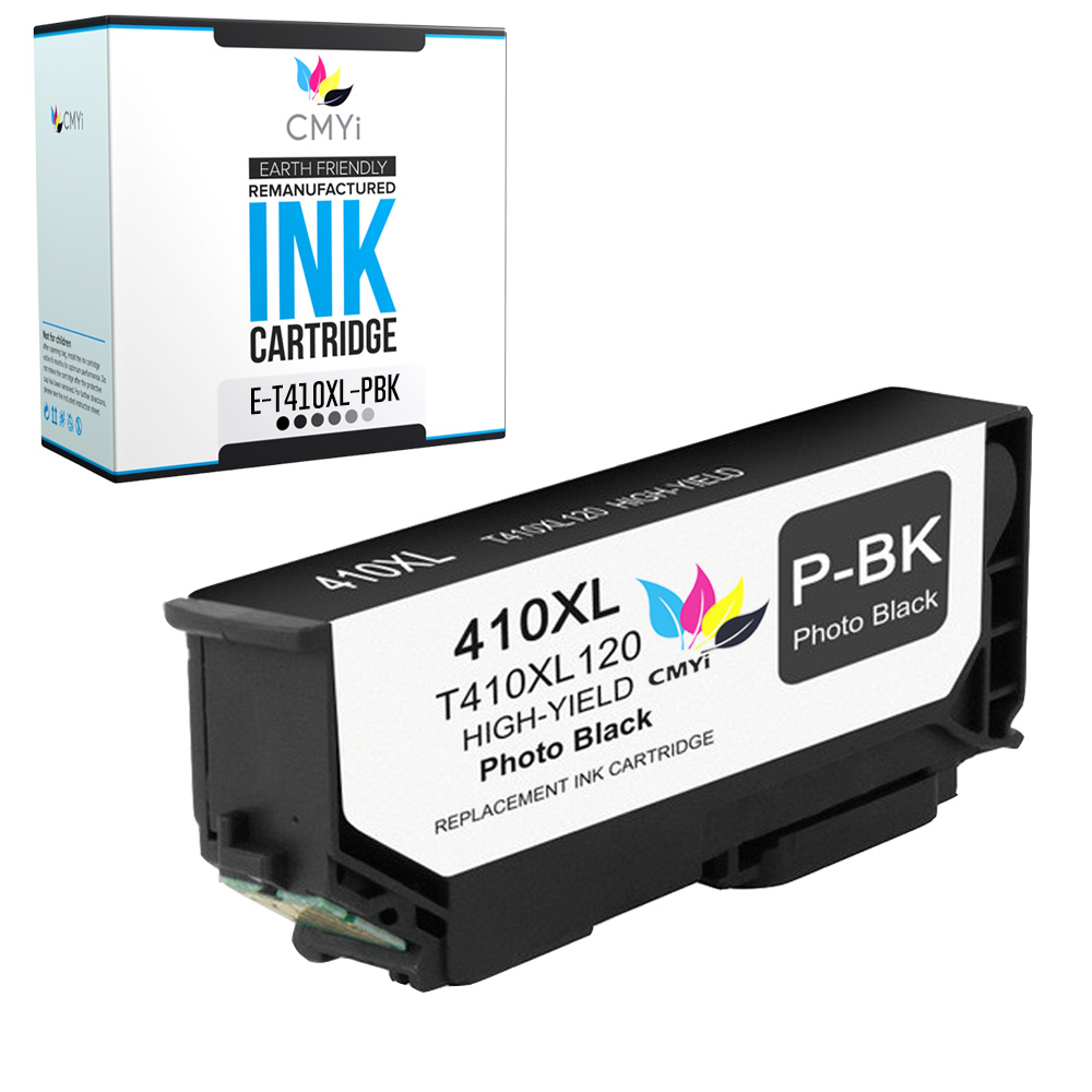 1-Pack CMYi Replacement 410XL Photo Black Ink for Epson Expression XP900 XP530