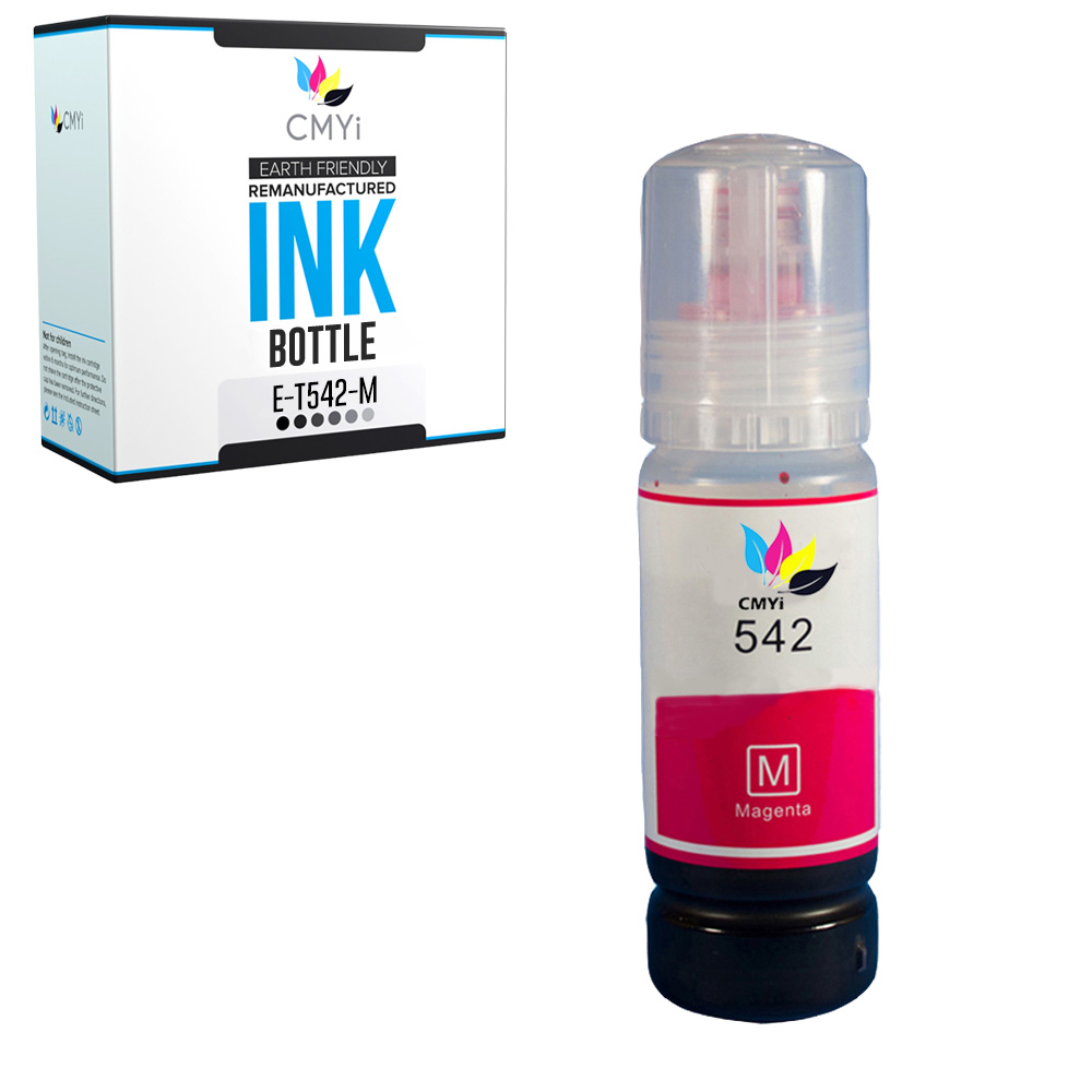 Replacement Ink Bottles for Epson T542 542 Black Color Combo EcoTank Pro Printer