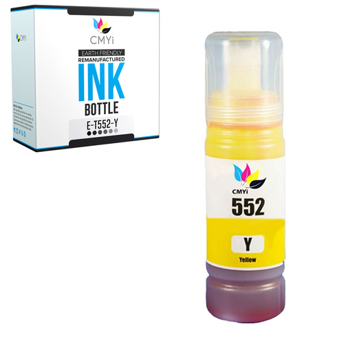 Compatible Ink Bottles for Epson 552 Black Color Combo Fits EcoTank Pro