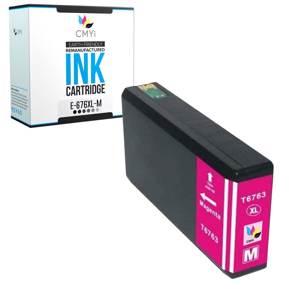 CMYi Compatible 676XL T676XL Black Color Ink Cartridges Lot For Epson WorkForce
