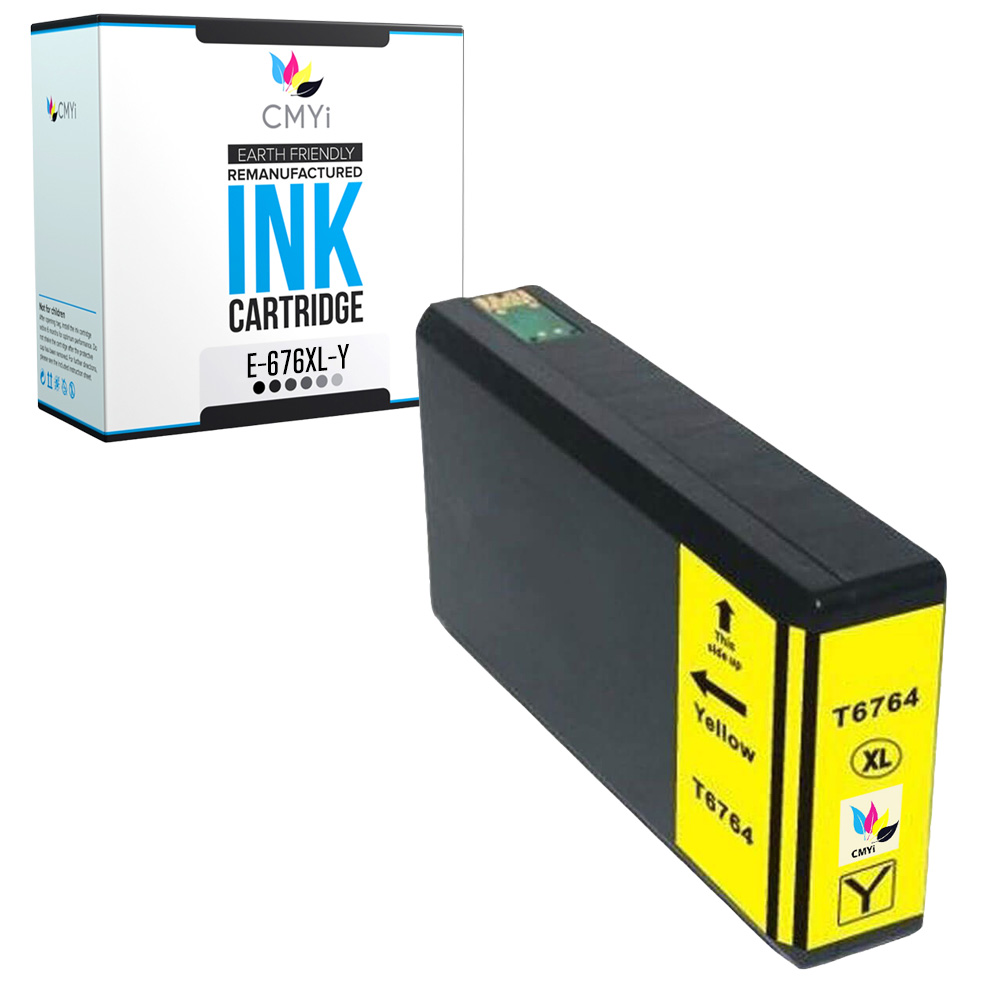 CMYi Compatible 676XL T676XL Black Color Ink Cartridges Lot For Epson WorkForce