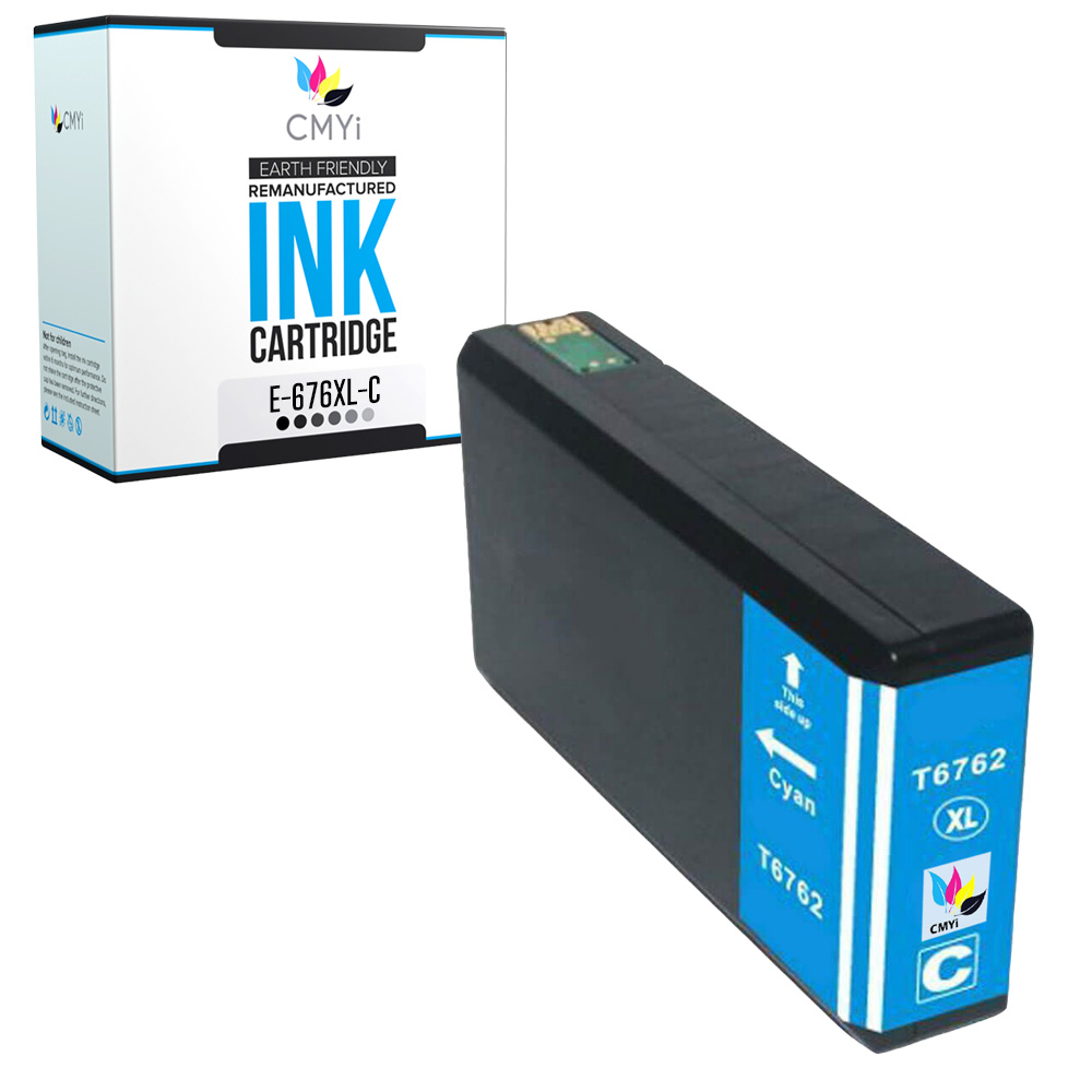 CMYi Compatible 676XL T676XL Black Color Ink Cartridges Lot For Epson WorkForce