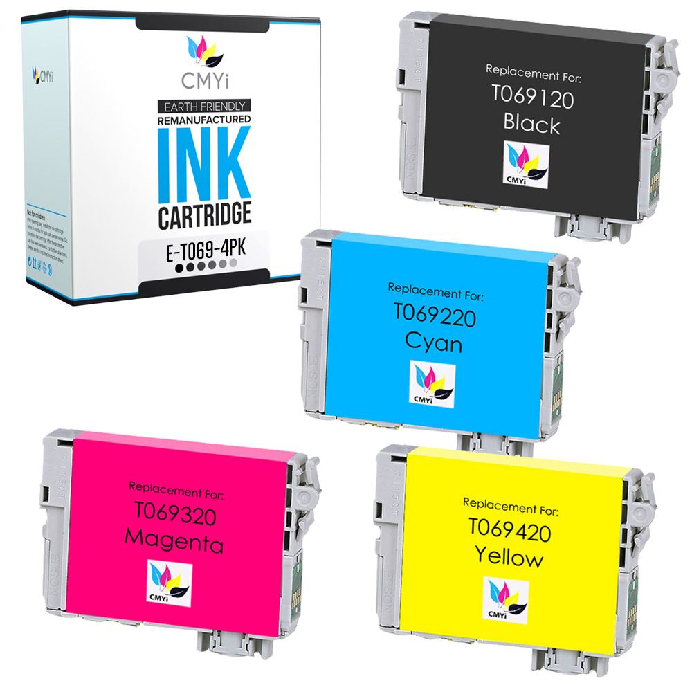 T069 Black Color Ink Cartridges Lot For Epson Stylus and WorkForce