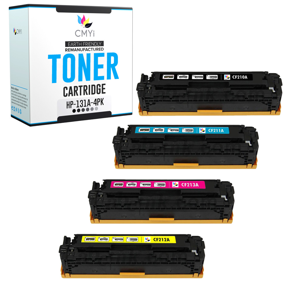 Black Color CMYi Toner Cartridge Combo Pack fits for HP 131A 131X - Picture 48 of 61