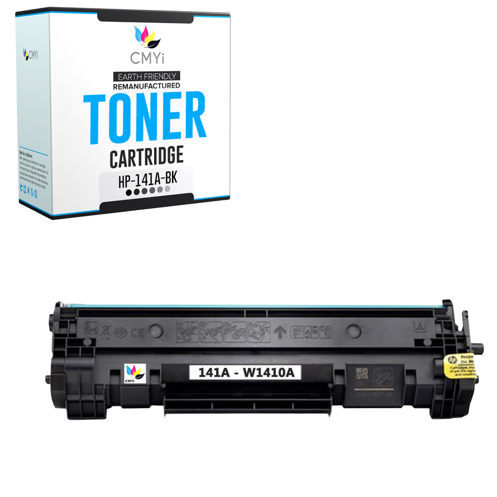 1PK CMYi Replacement 141A Black Toner Cartridge for HP LaserJet M110w M139 M139a