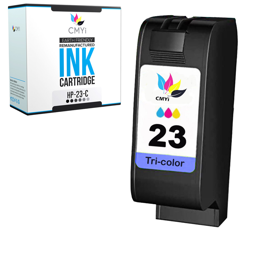 1-Pack Compatible HP 23 Color Ink Cartridge for DeskJet 782 810 812 815 830 832