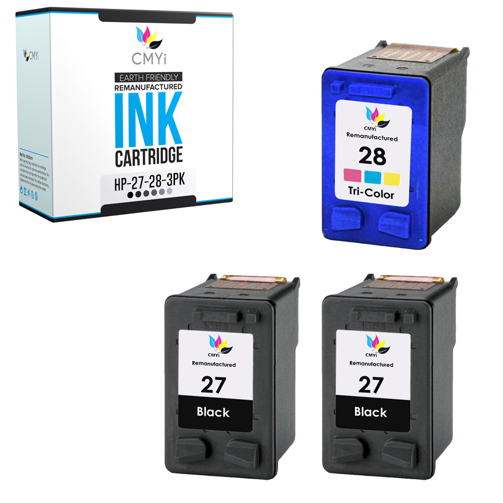 Black Color Ink Cartridges Lot for HP 27 28 for DeskJet Fax PSC