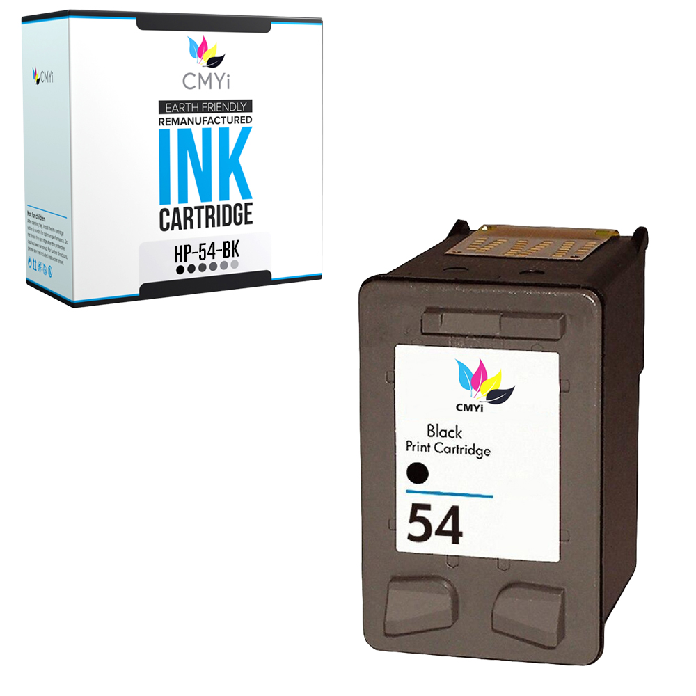 Black Ink Cartridge for HP 54 Replacement Cartridges Fits DeskJet Fax OfficeJet