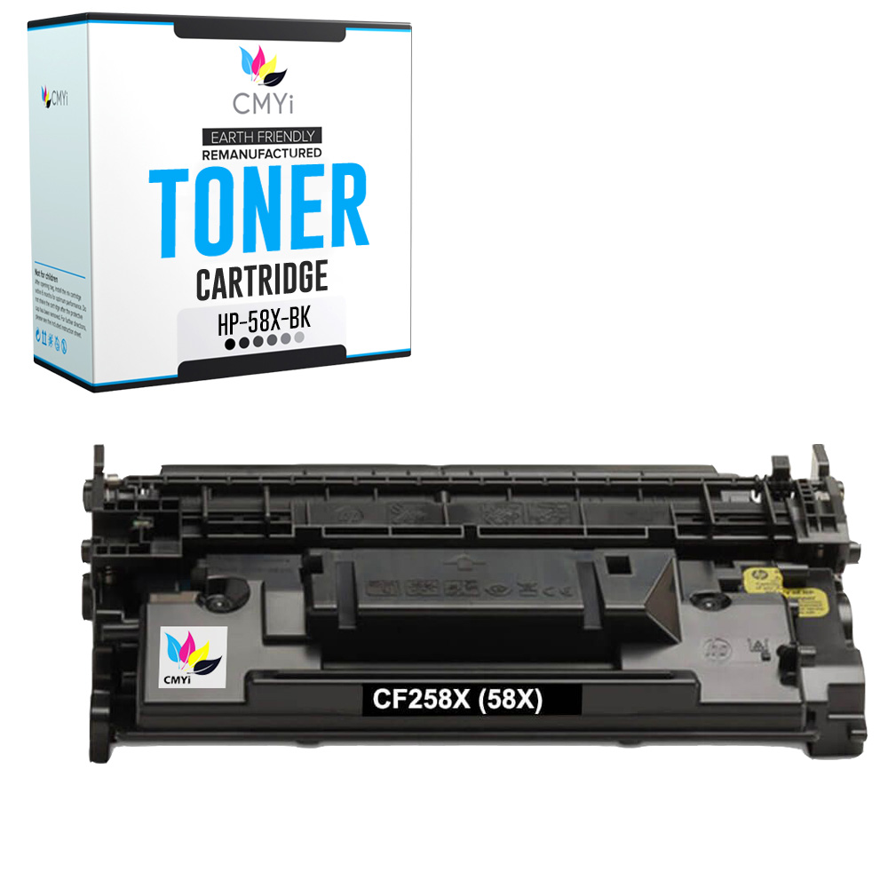 Black CMYi Toner Cartridge Combo Pack Lot fits for HP 58X
