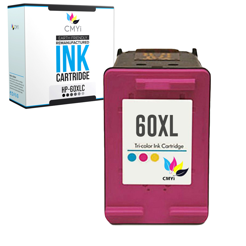 Replacement Ink Cartridges for HP 60XL Black Color 2 Packs  60 XL  Compatible