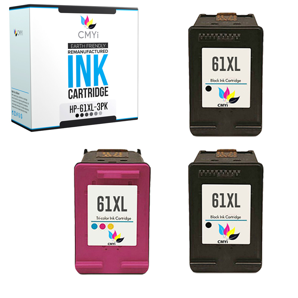 Replacement HP 61XL Ink Catridges 61 XL Black Color Cartridge Combo Pack - Picture 15 of 16