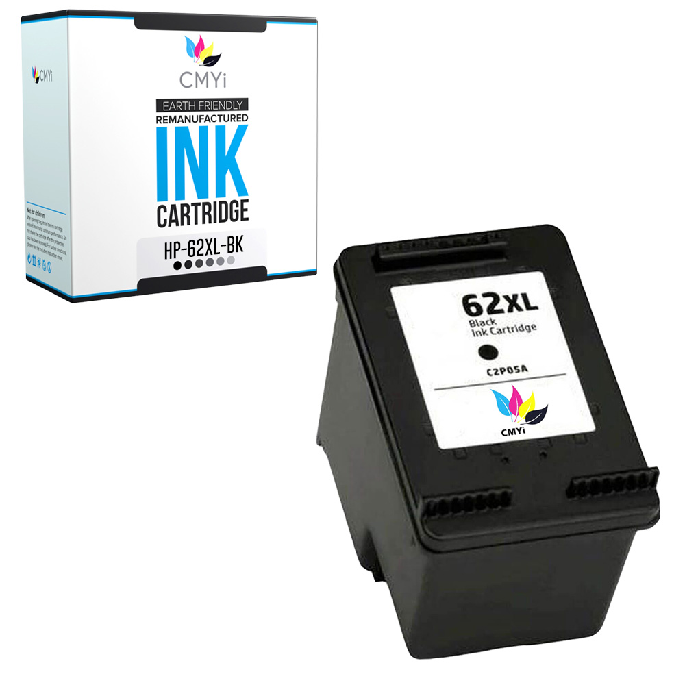 Ink Catridge for HP 62XL 62 XL Black Color Cartridges Combo Pack High Yield