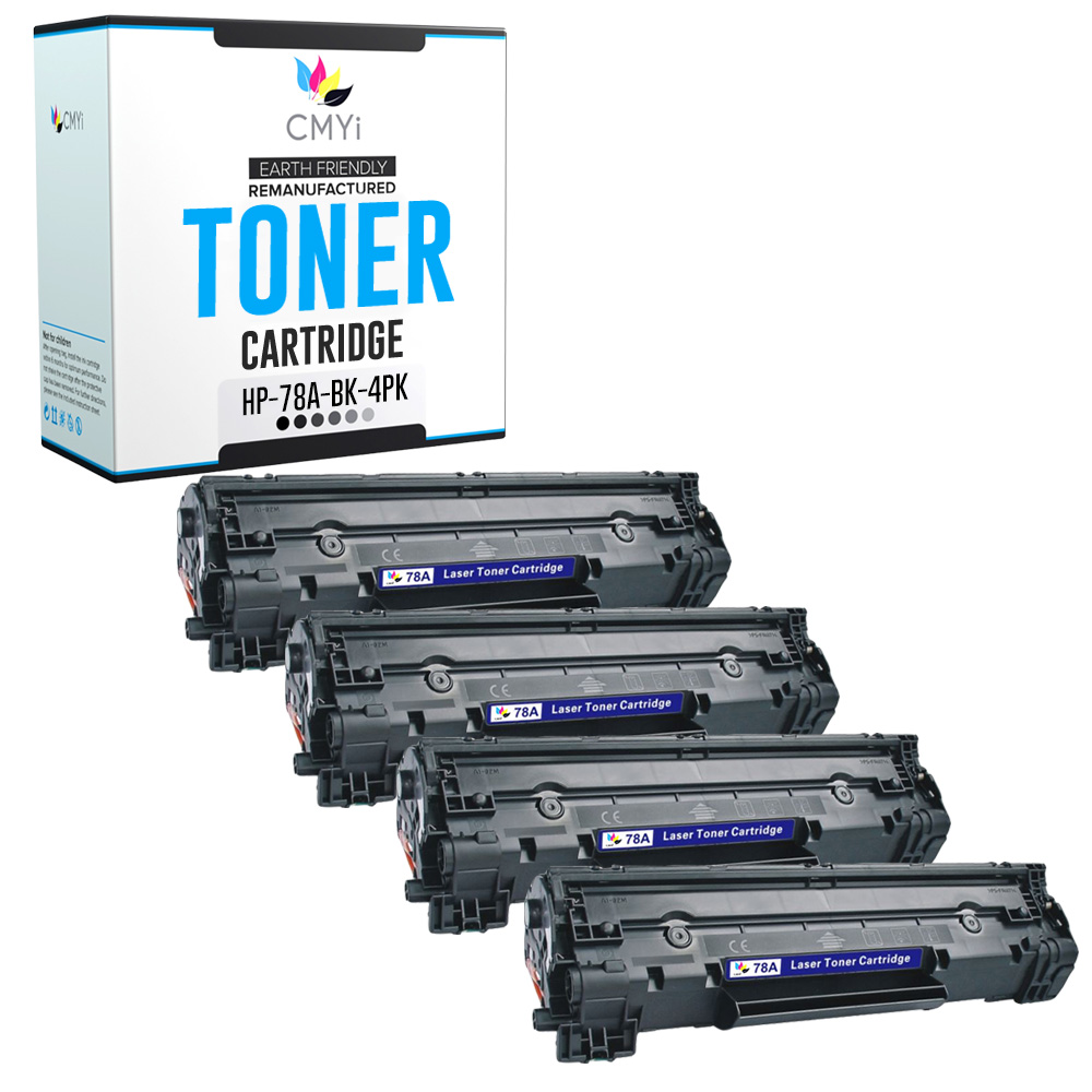 Black CMYi Toner Cartridge Combo Pack Lot fits for HP 78A CE278A
