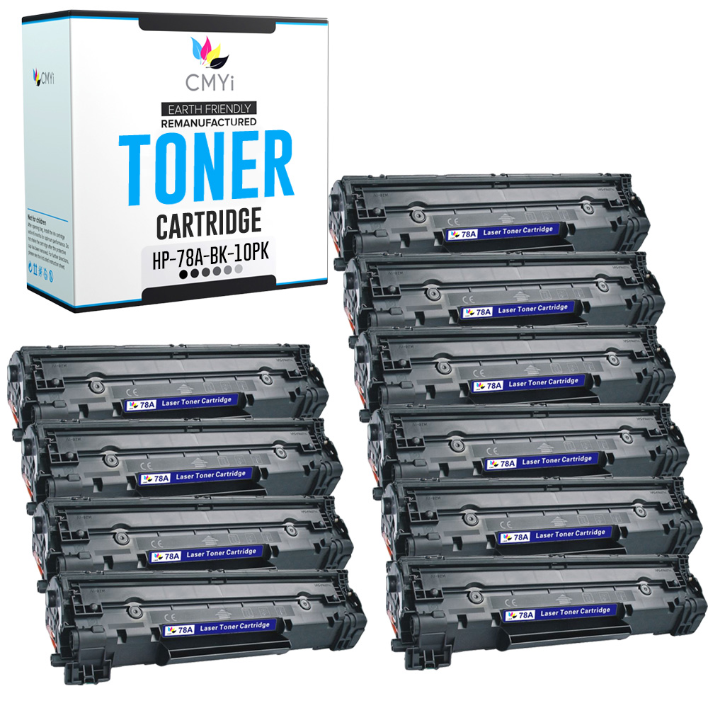 Black CMYi Toner Cartridge Combo Pack Lot fits for HP 78A CE278A