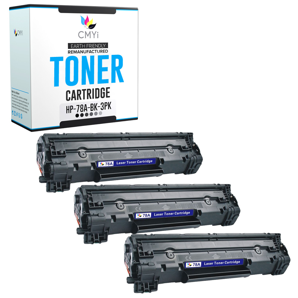 Black CMYi Toner Cartridge Combo Pack Lot fits for HP 78A CE278A