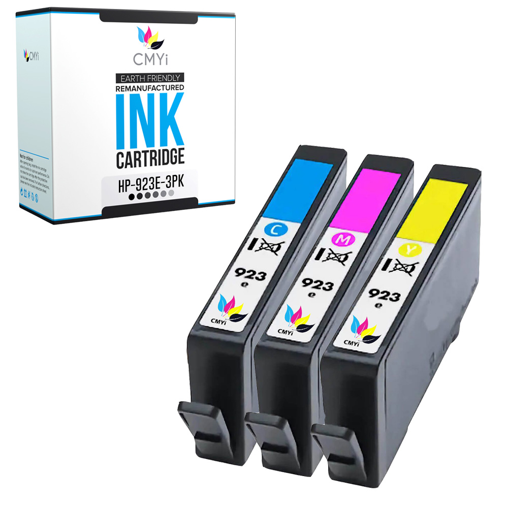 2 Cartucce Di Inchiostro Nero 923e – Ricambio Per HP OfficeJet Pro 8138e, 8139e – CMY IMAGE