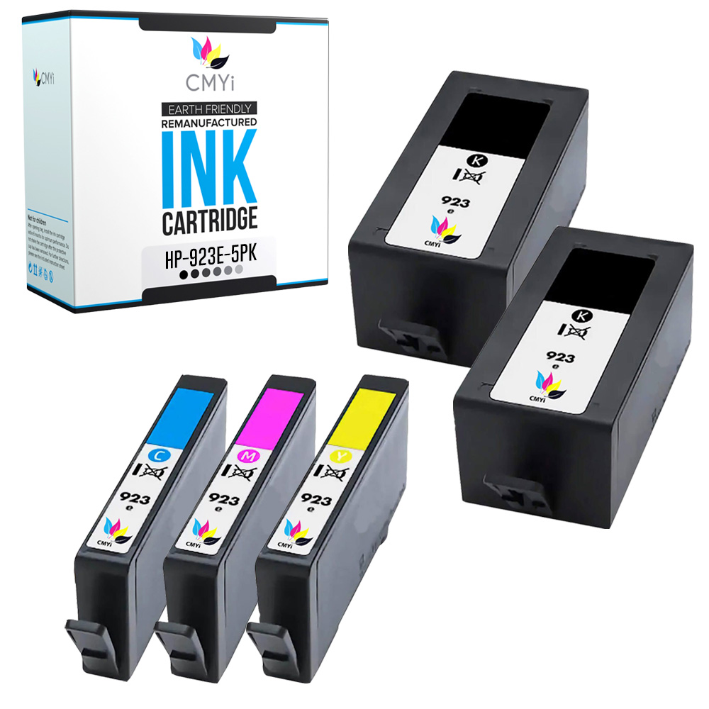 Black Color Ink Cartridges Lot for HP 923e for OfficeJet