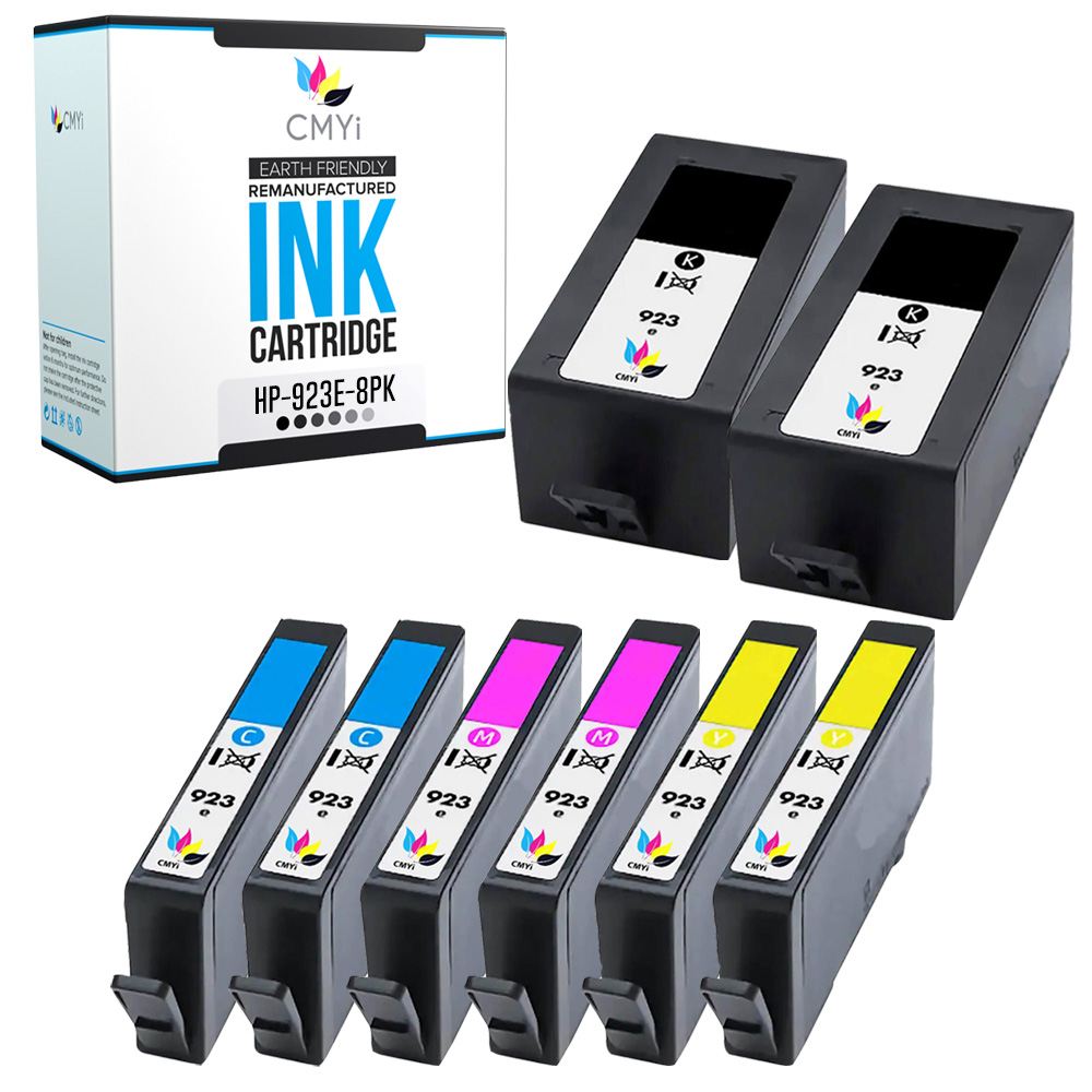 Black Color Ink Cartridges Lot for HP 923e for OfficeJet