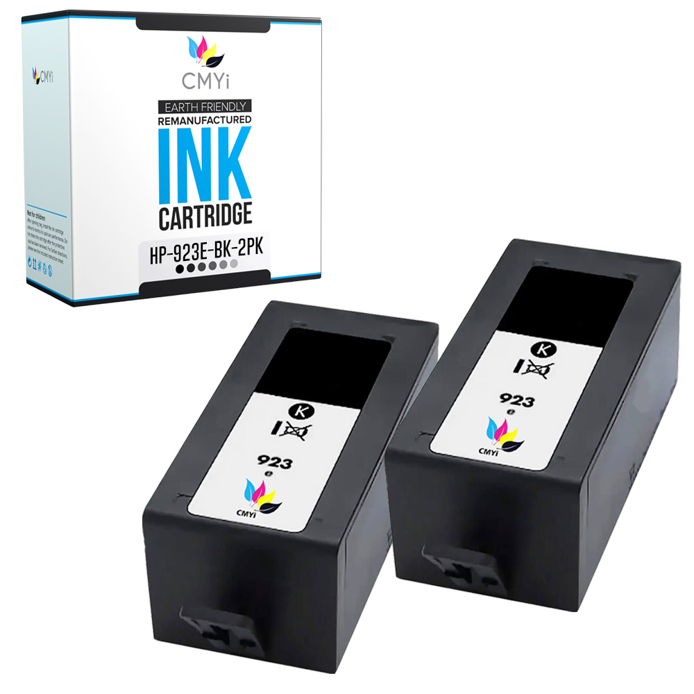 Black Color Ink Cartridges Lot for HP 923e for OfficeJet