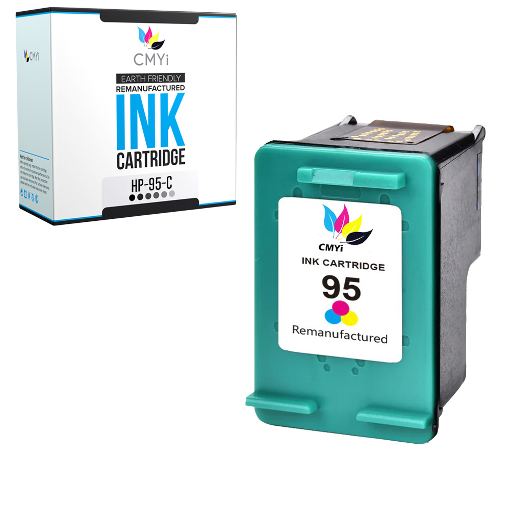 Paquete combinado de cartuchos de tinta CMYi color negro para cartuchos HP 94 95 compatibles - Imagen 27 de 61