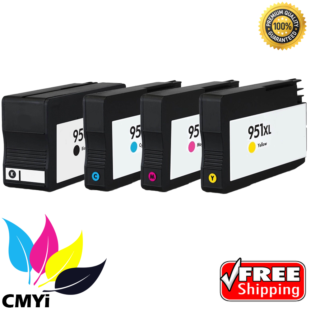 950XL 951XL Replacement Ink Cartridges for HP 950 951 XL Black Color ...