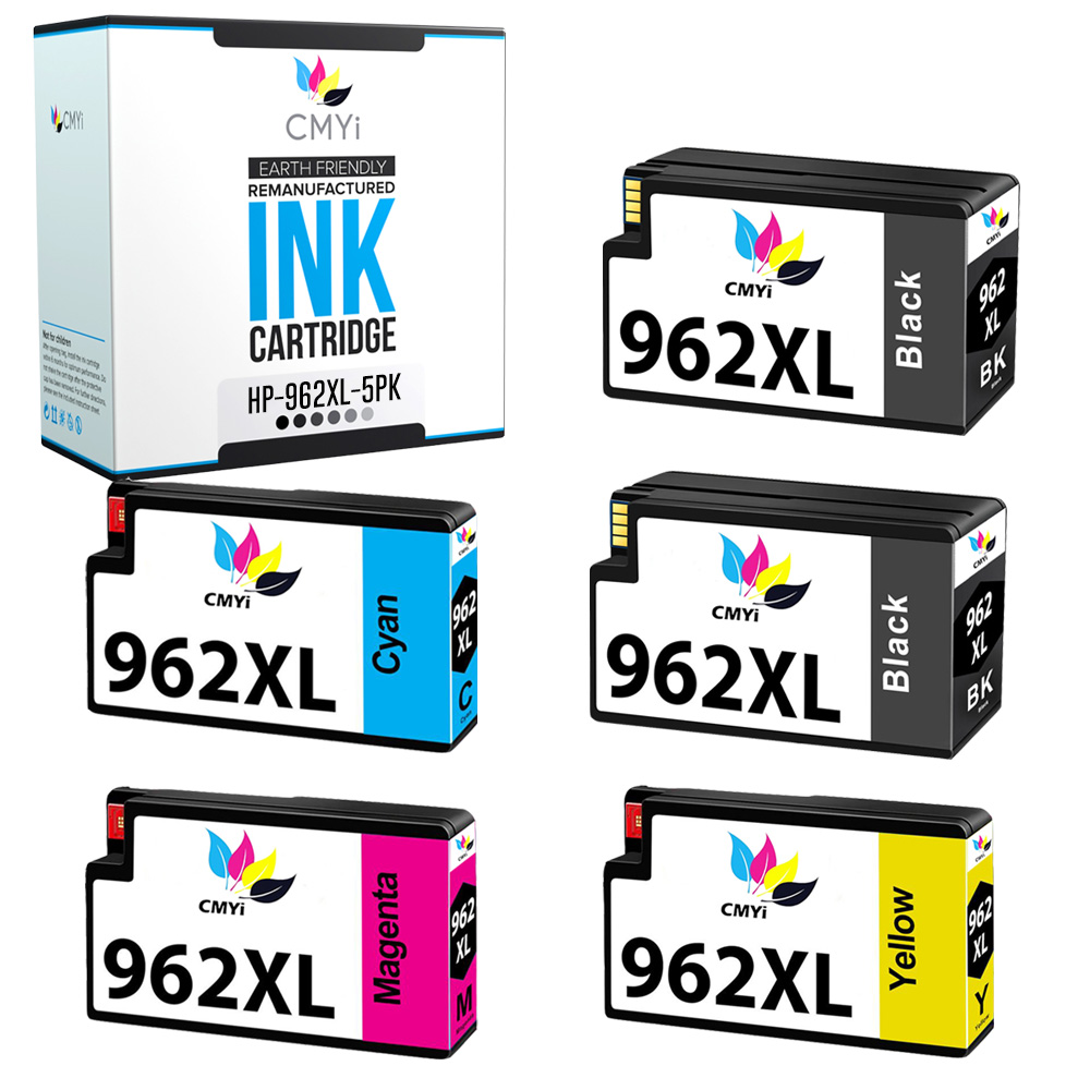 Black Color Ink Lot for HP 962XL for OfficeJet Pro 9010 9015 9018 9020 9025