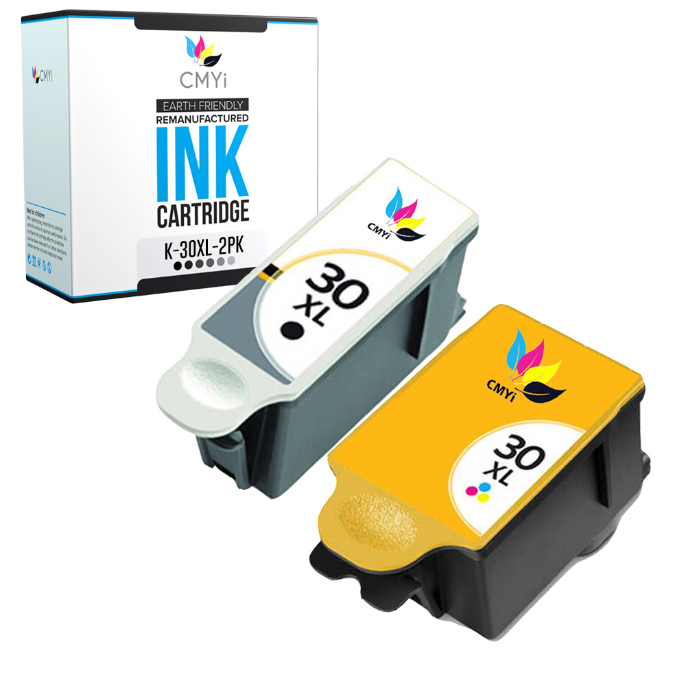 Compatible Kodak 30XL Ink Cartridge Black Color Combo Packs for ESP Hero Printer