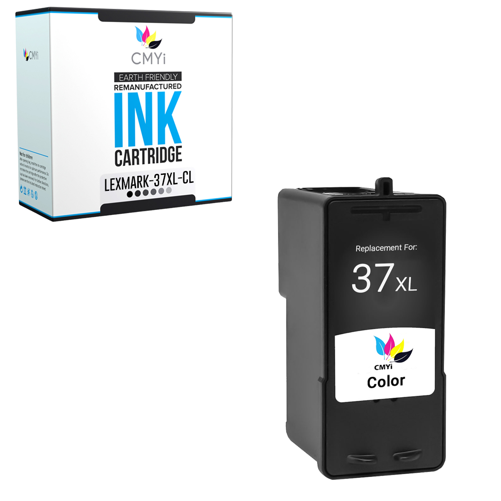 1-Pack Replacement Lexmark 37XL Color Ink Cartridge for Z Series Z2400 Z2420