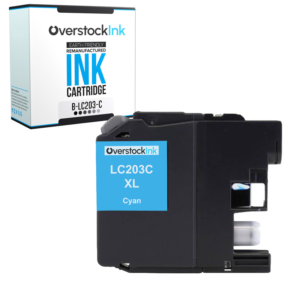 1PK Compatible LC203 Cyan Ink Cartridge fits Brother MFC-J480DW J485DW J5520DW