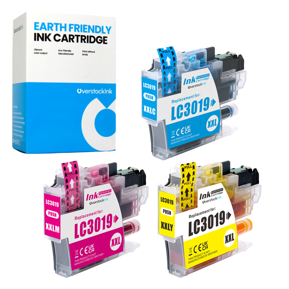 OSI Compatible 3PK LC3019 Color Ink Cartridges fits Brother MFC-J6530DW J6930DW