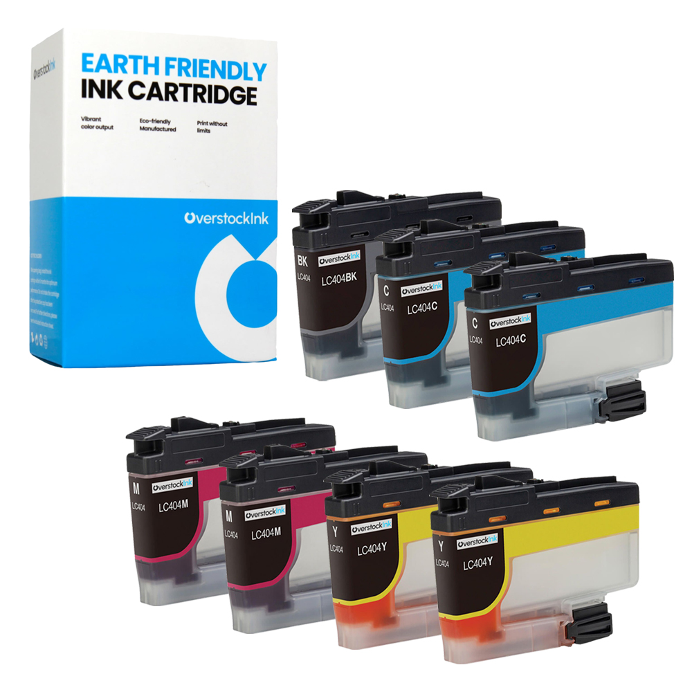 7PK OSI Compatible LC404 Ink Cartridges fits Brother MFC-J1205W J1205W XL J1215W