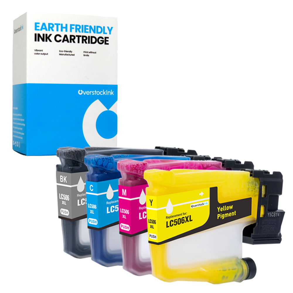 OSI Compatible 4PK LC506XL Ink Cartridges Combo fits Brother MFC-J4355DW J4555DW