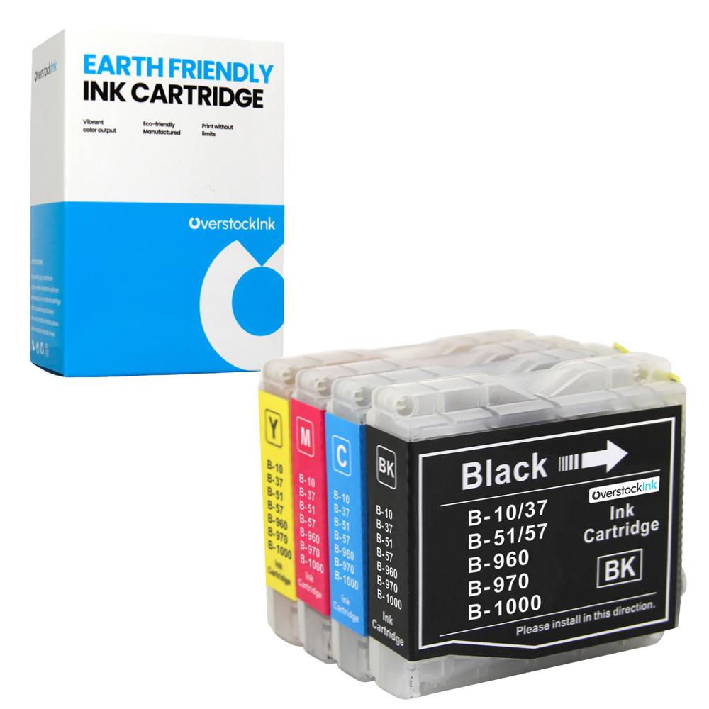 4-Pack Compatible OSI LC51 Ink Cartridges fits Brother Intellifax 1860C, 1960C