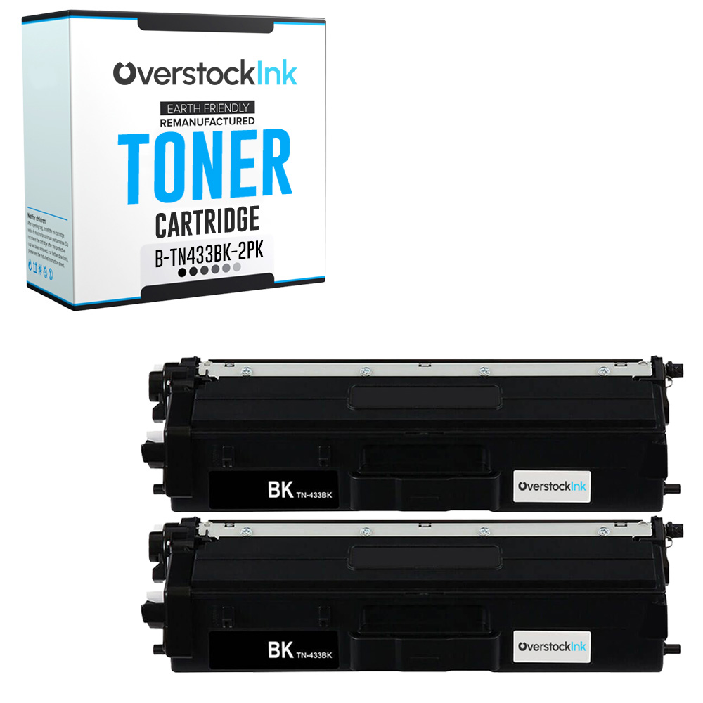 Lote de tinta color negro compatible con OSI para cartuchos Brother TN433 - Imagen 8 de 14