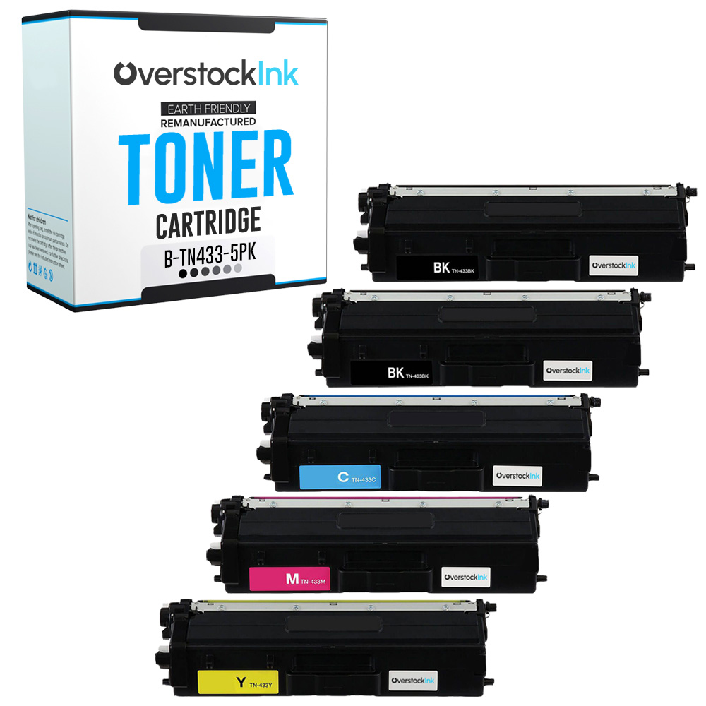 Lote de tinta color negro compatible con OSI para cartuchos Brother TN433 - Imagen 13 de 14