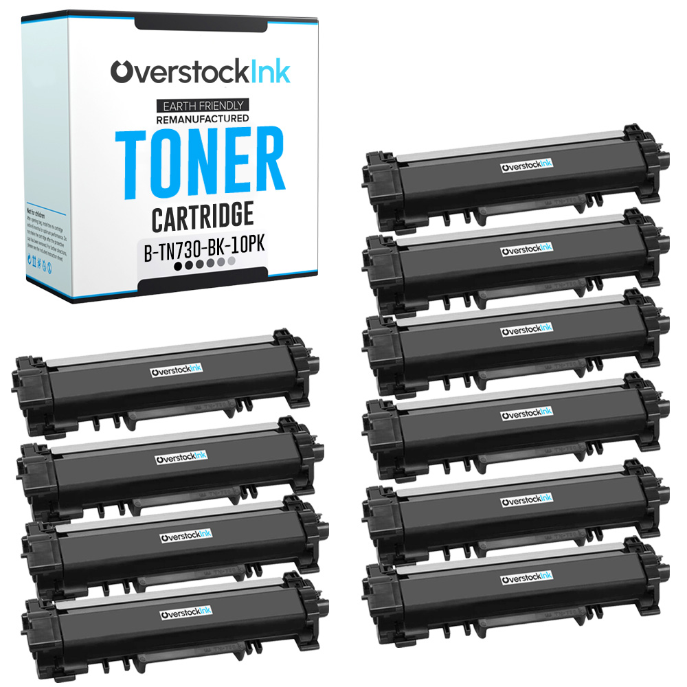 OSI Black Toner Cartridge Combo Pack Lot fits for Brother TN730 - 第 10/10 張圖片