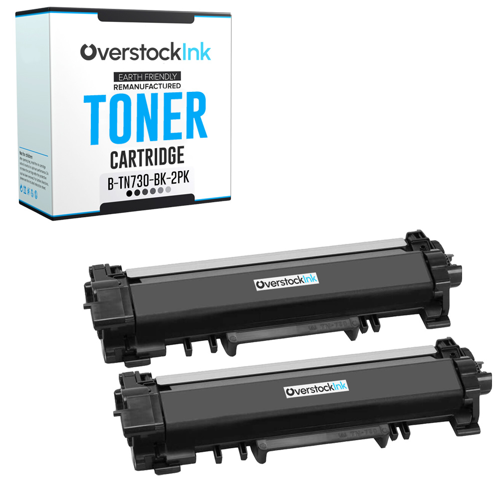 OSI Black Toner Cartridge Combo Pack Lot fits for Brother TN730 - 第 5/10 張圖片