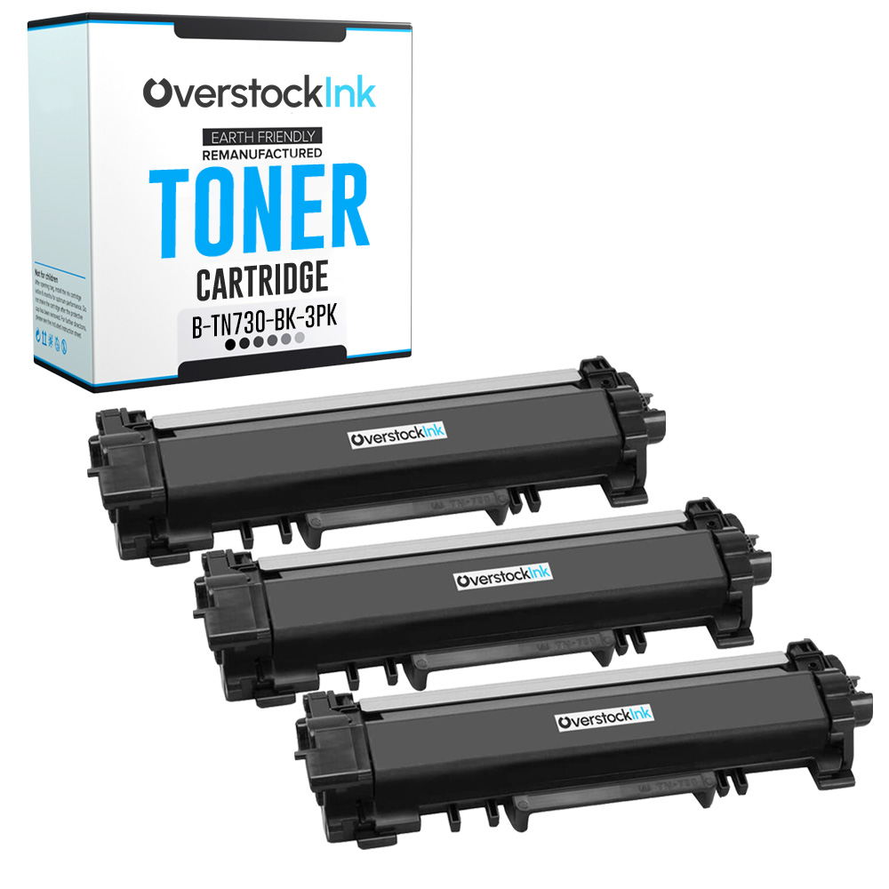 OSI Black Toner Cartridge Combo Pack Lot fits for Brother TN730 - 第 6/10 張圖片