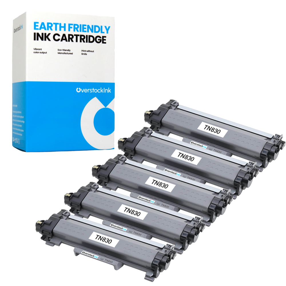 OSI 5-Pack Compatible TN830 Cartridge fits Brother MFC-L2760DW L2807DW L2820DW 