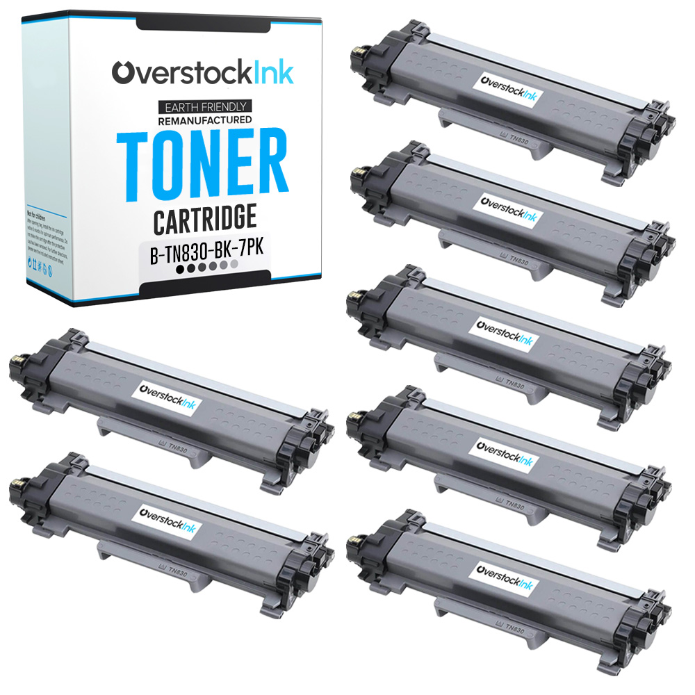 7-Pack Compatible OSI TN830 Printer Cartridge fits Brother DCP-L2647DW L2400D
