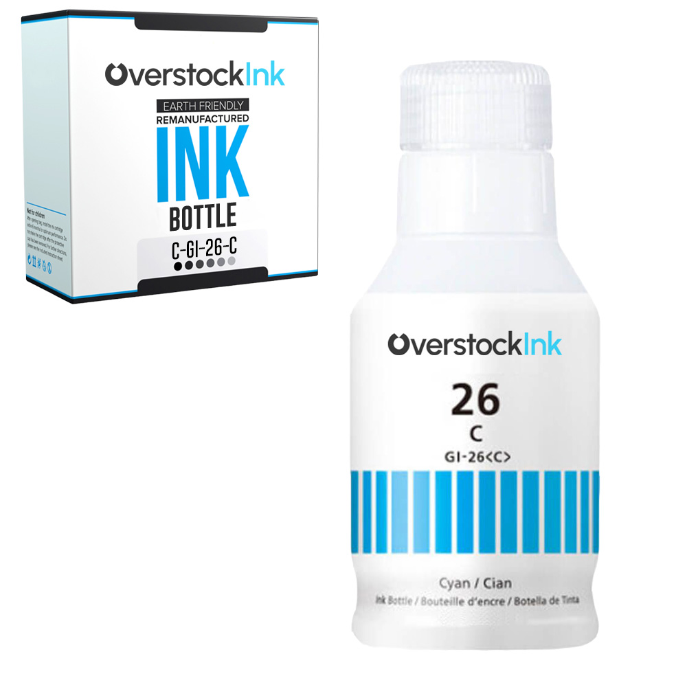 Compatible Ink Bottles Lot for Canon GI-26 Black Color Combo Fits PIXMA - Picture 9 of 15